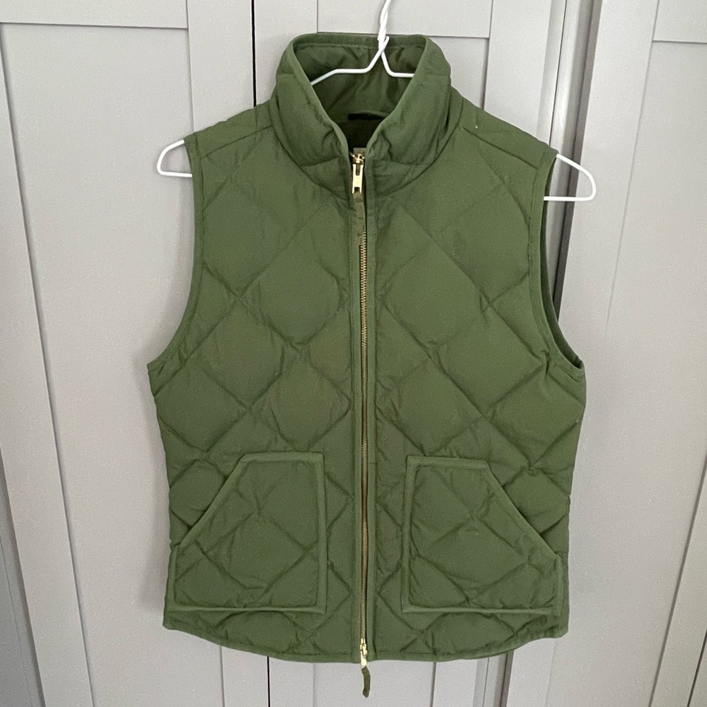 Jcrew Quilted Down Vest - Women’s XS